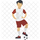 Futbolista Futbolista Deportista Icono