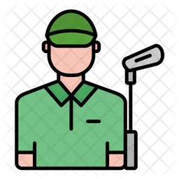 Jugador de golf  Icono
