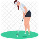 Deporte Juegos Al Aire Libre Golf Icono