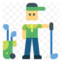 Jugador de golf  Icono
