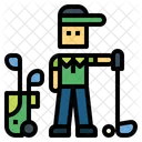 Jugador de golf  Icono