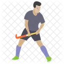 Jugador De Hockey Hockey Jugador Masculino Icono