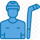 Jugador de hockey  Icono