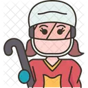Jugador de hockey  Icono