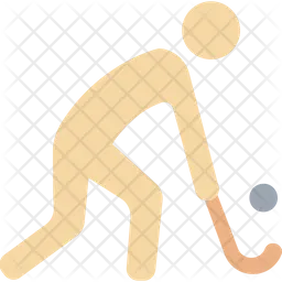 Jugador de hockey  Icono