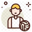 Jugador De Voleibol Voleibol Jugador Icono