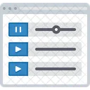 Reproducir Detener Pausar Icono