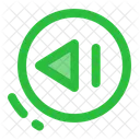 Reproducir Anterior Audio Video Icono