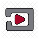 Jugar flecha hacia adelante  Icono