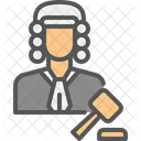Juge Jugement Justice Icône