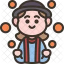 Juggle Throwing Performer Icon