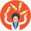 Juggling Clown Performance Icon