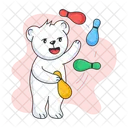 Juggling Bottles Juggling Bear Juggling Show Icon