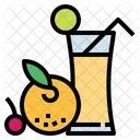 Jugo Fruta Bebida Icono