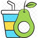 Jugo Bebida Aguacate Icono