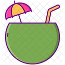 Jugo De Coco Icono