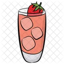 Jugo De Fresa Jugo Jugo De Fruta Icono