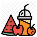 Zumo de frutas  Icono