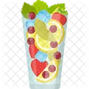 Jugo de frutas mixtas  Icono