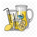 Jugo De Limon Bebida Jugo Icono