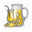 Jugo De Limon Bebida Jugo Icono