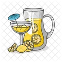 Jugo De Limon Bebida Jugo Icono