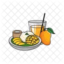 Jugo De Mango Mango Jugo Icono