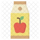 Jugo de manzana  Icono