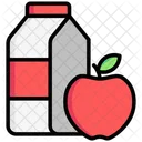 Jugo de manzana  Icono