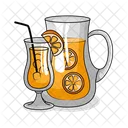 Jugo De Naranja Bebida Jugo Icon