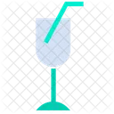 Vaso De Jugo Bebida Strow Icon