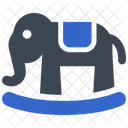 Balanceo Juguete Elefante Icono