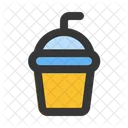 Juice Plastic Cup Coffee Cup Icon