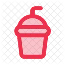 Juice Plastic Cup Coffee Cup Icon