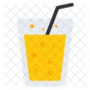 Juice Ice Drink Glass Icon