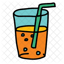 Juice jug icon in doodle design. Stock Vector by ©vectorspoint