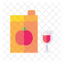 Juice Box Delivery To Go Icon