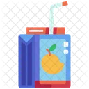 Juice Box Package Fresh Icon