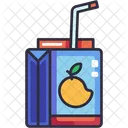 Juice Box Package Fresh Icon