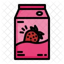 Juice Box Juice Strawberry Juice Icon