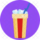Juice Cup Straw Icon