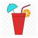 Juice Drink Glass Icon