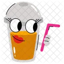 Juice Drink Glass Icon