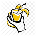 Juice Hand Drink Icon