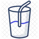 Juice Ice Drink Glass Icon
