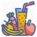 Juice Fruit Organic Icon