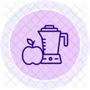 Juice Machine Color Circle Icon Icon