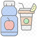 Juices Lineal Color Icon Icon