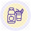 Juices Line Icon Icon