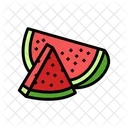 Juicy Red Watermelon  Icon